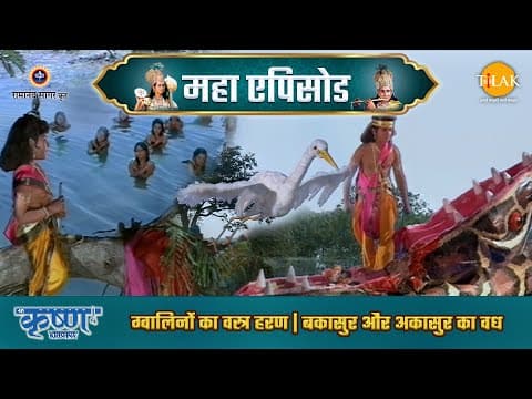 Shree Krishna EP 8 - ग्वालिनों का वस्त्र हरण | बकासुर और अकासुर का वध | श्री कृष्ण महाएपिसोड poster