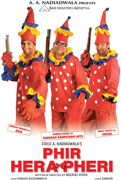 Phir Hera Pheri (2006) Hindi Comedy poster