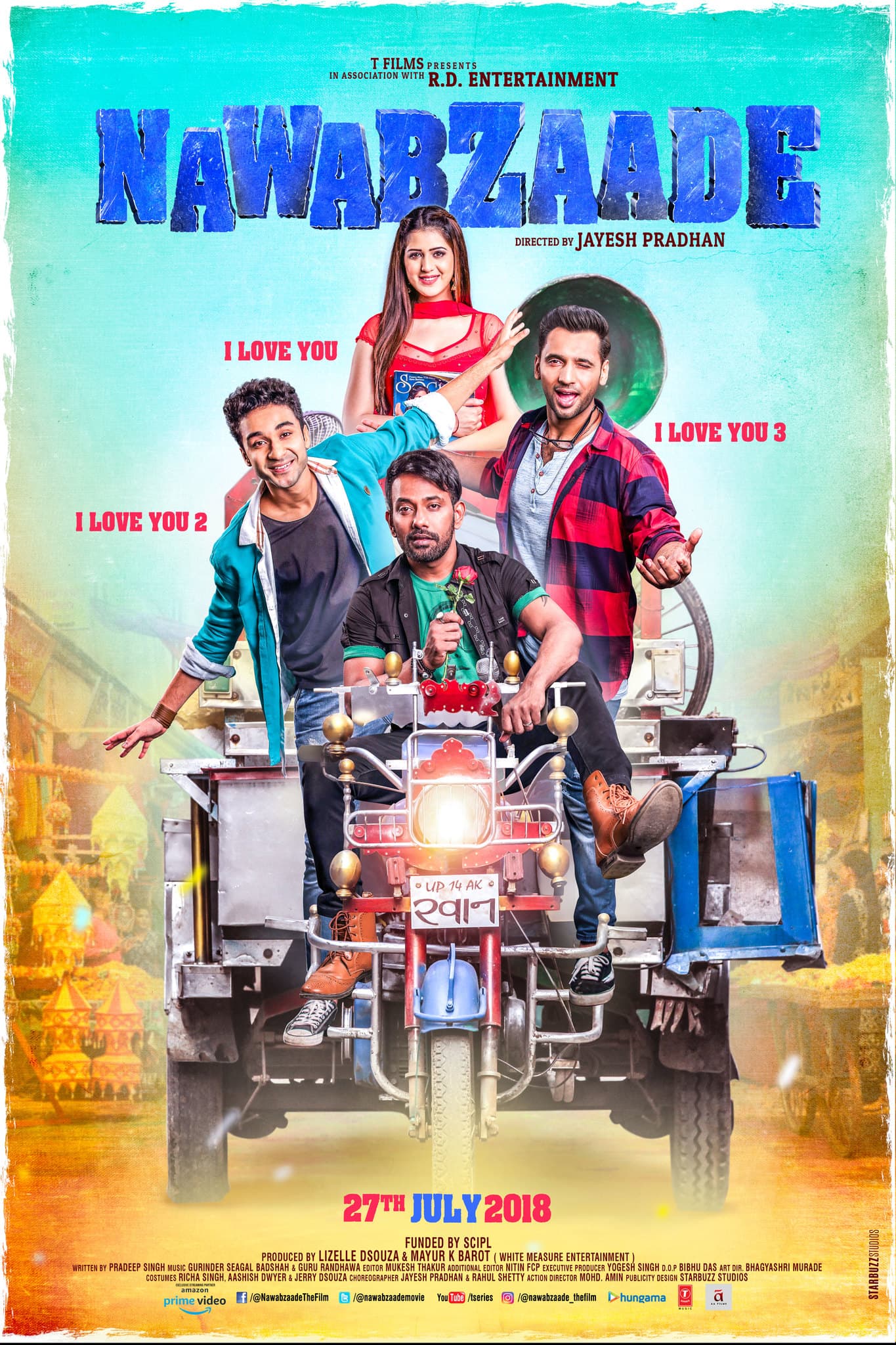 Nawabzaade (2018) Hindi Movie poster