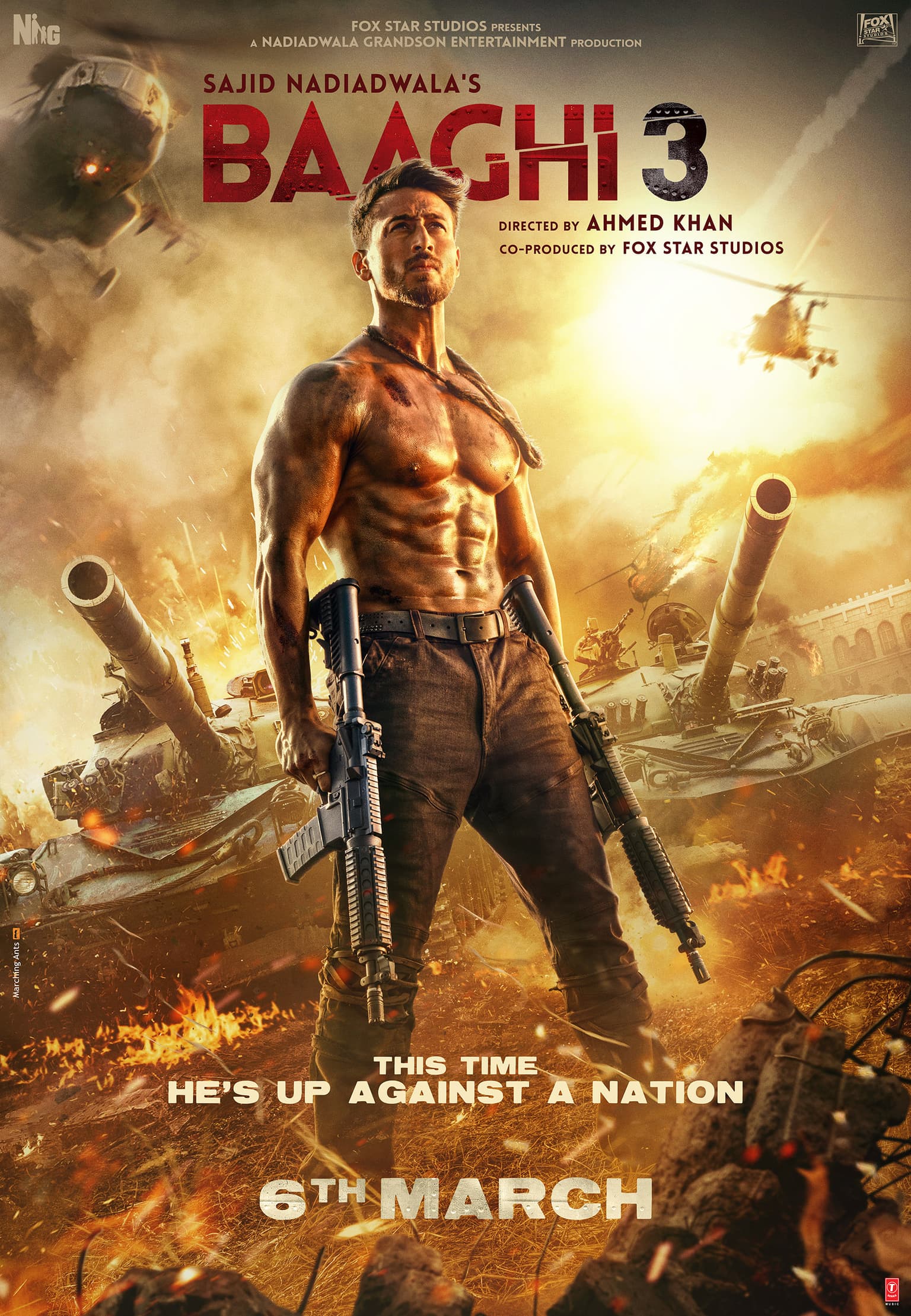 Baaghi 3 (2020) Hindi Action Movie poster