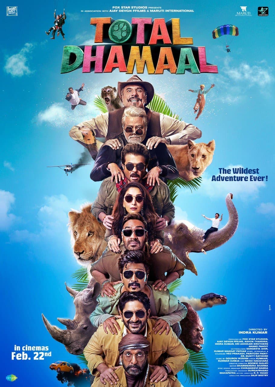 Total Dhamaal (2019) Hindi Comedy poster