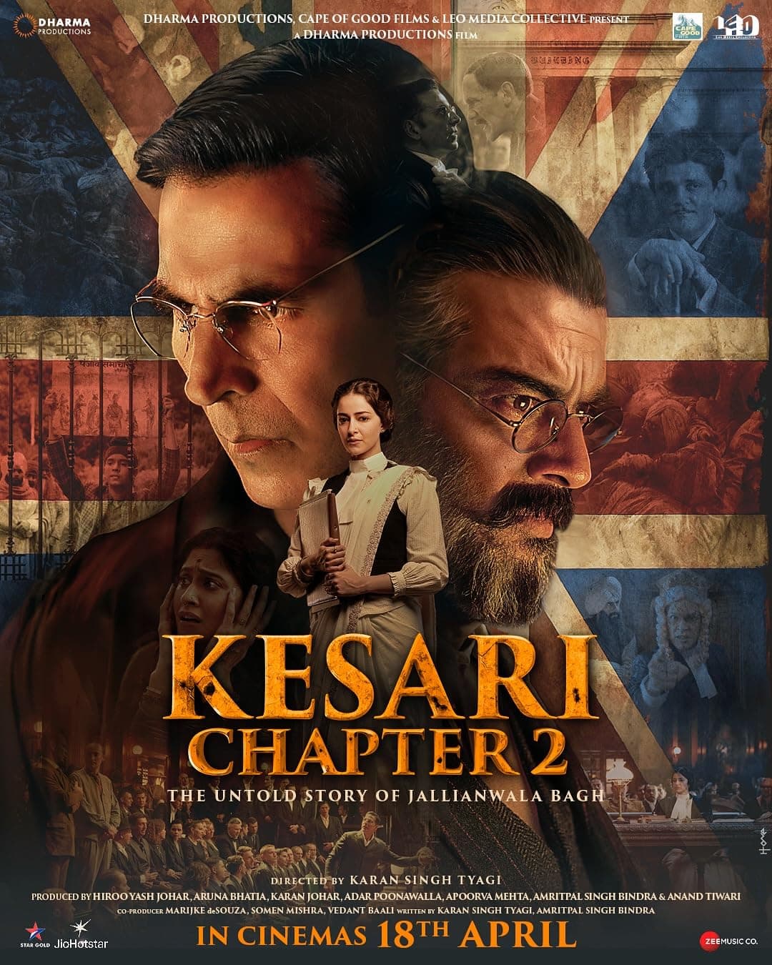 Kesari Chapter 2 (2025) - Historical Courtroom Drama poster