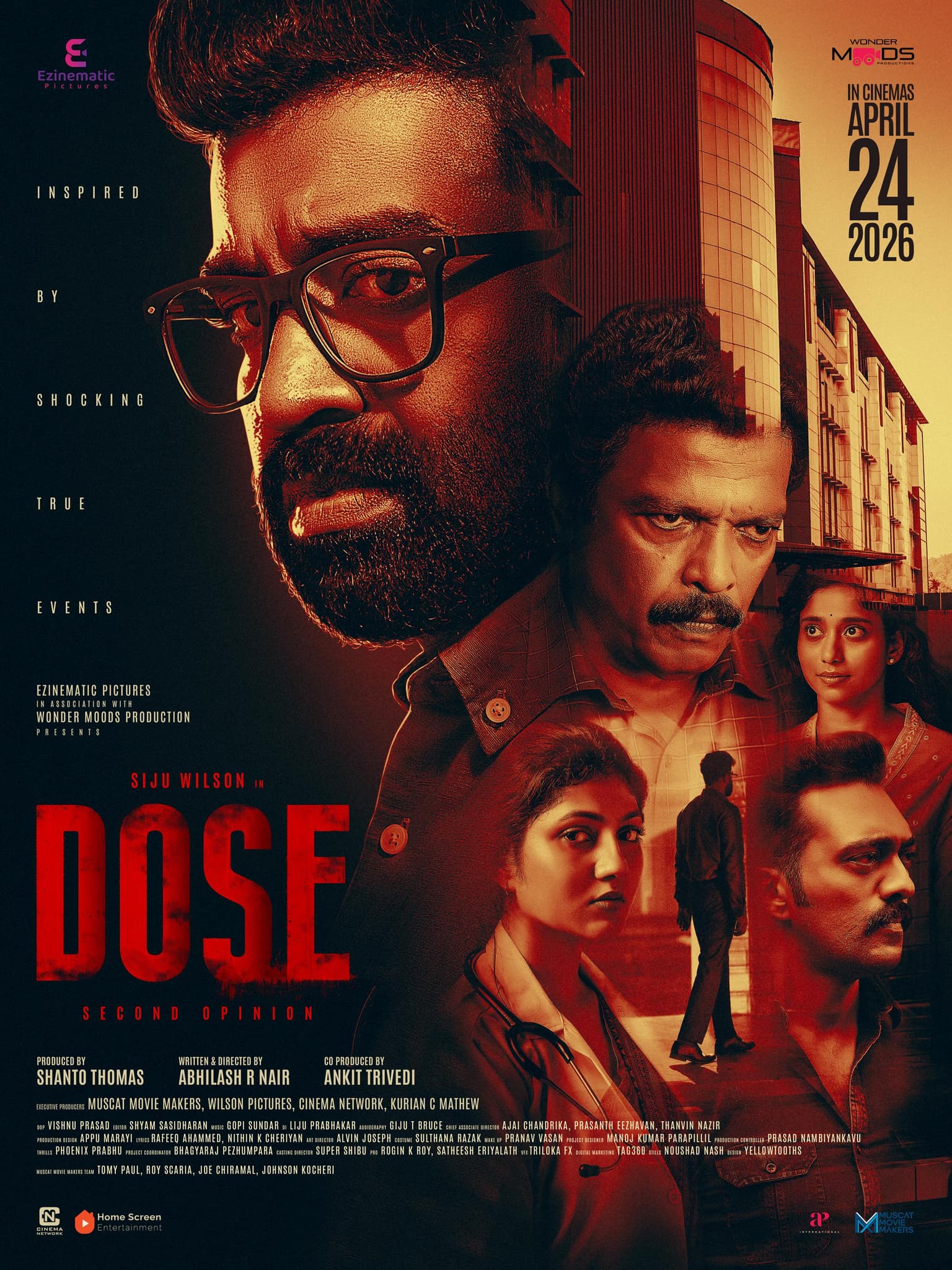 Dose (2026) Malayalam Thriller poster