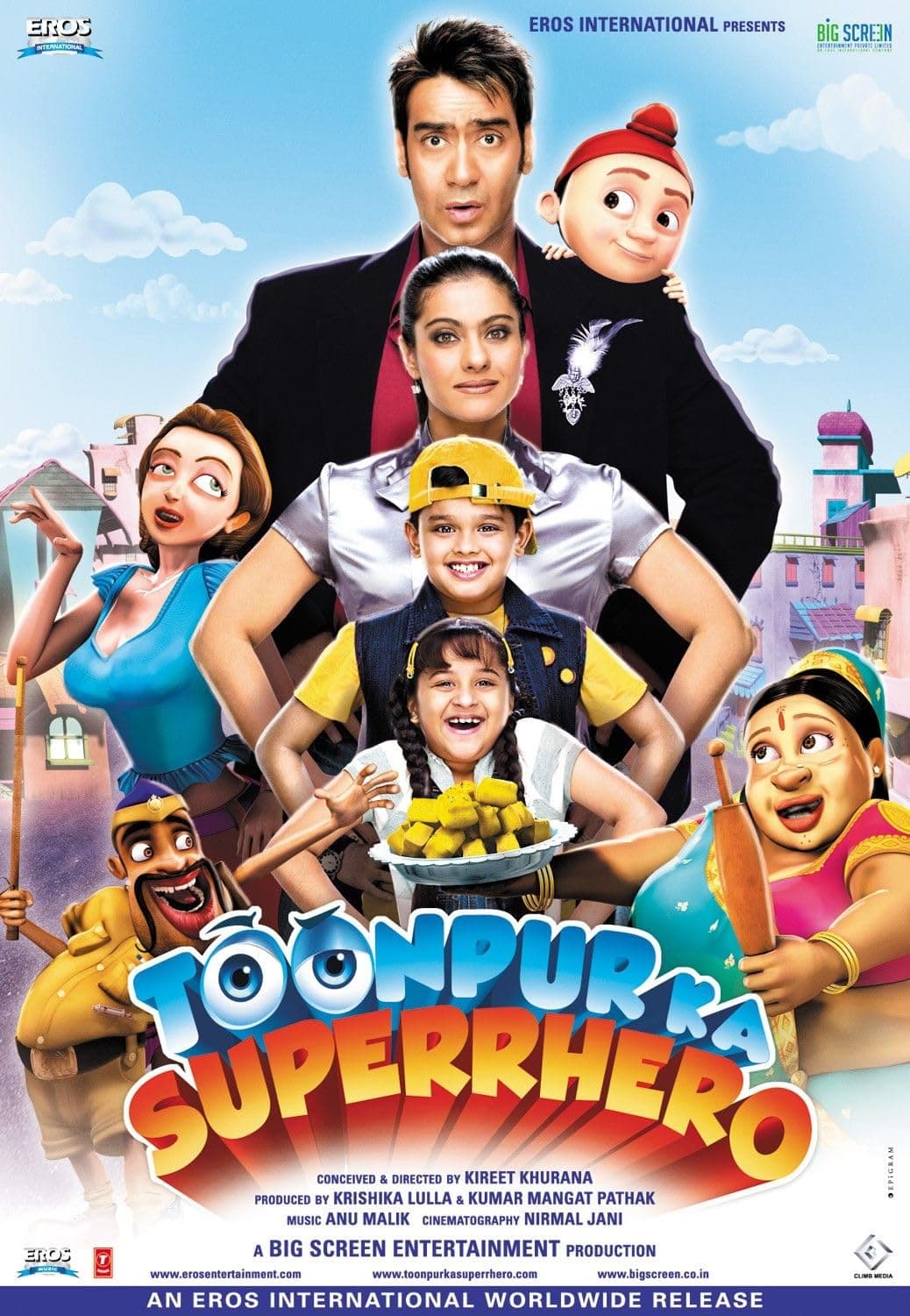 Toonpur Ka Superrhero (2010) - Action Adventure Comedy Movie | Ajay Devgn | Full Movie HD poster