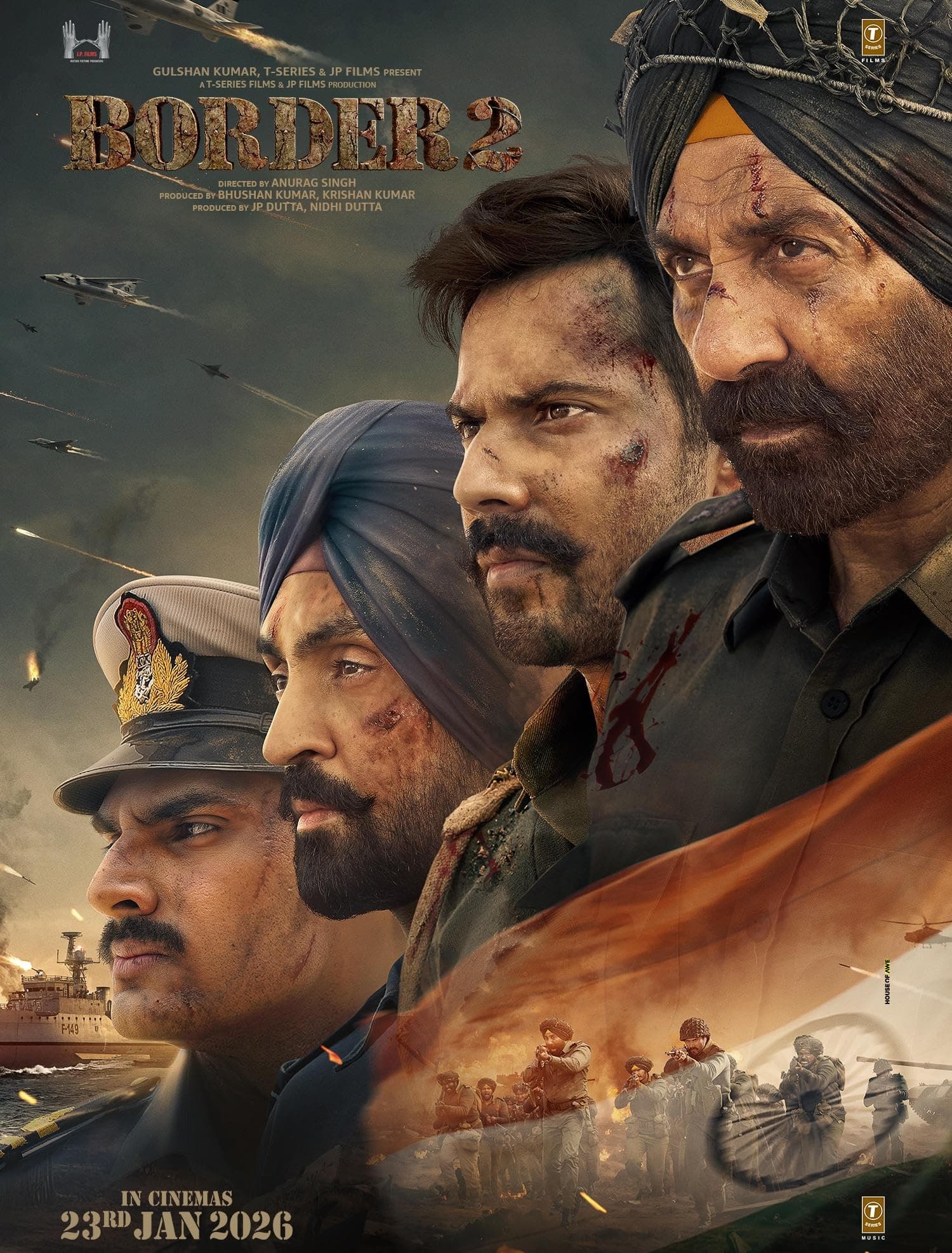 Border 2 (2026) - Indian War Drama Movie | Sunny Deol | Full Movie HD poster