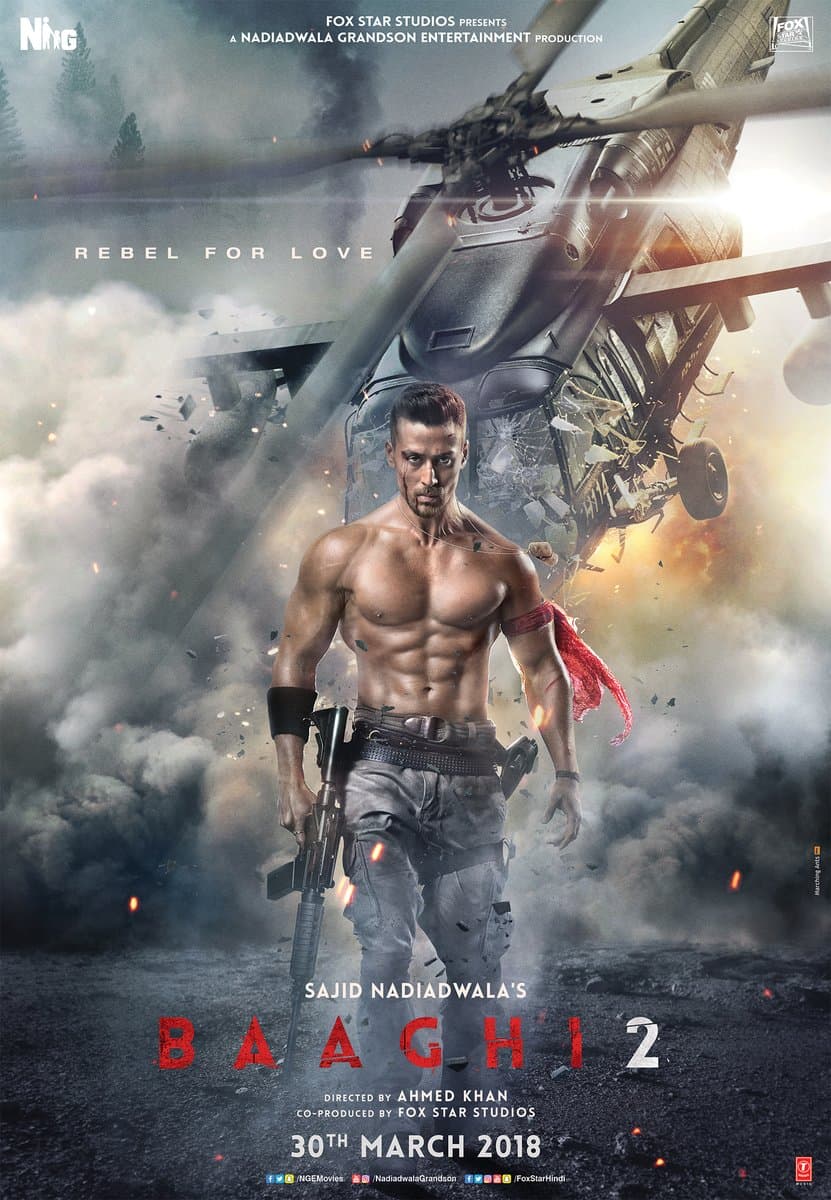 Baaghi 2 (2018) Hindi Action Movie poster